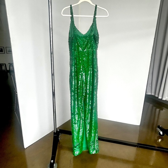 L'AGENCE Karma Sequin Maxi Dress - Picture 6 of 7